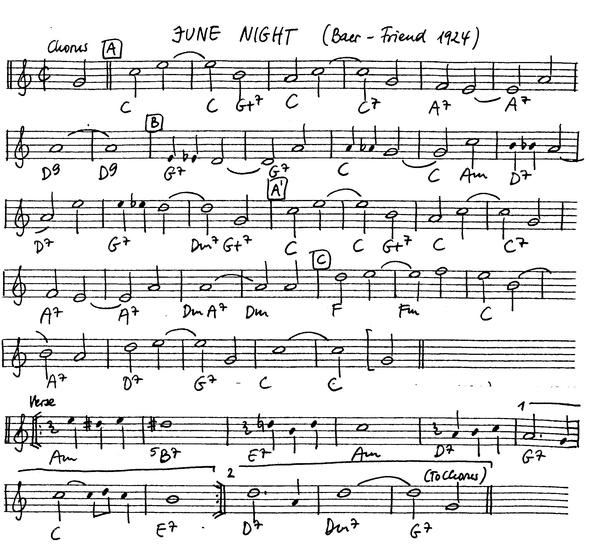 june night leadsheet – book us for your next 20s or gatsby event